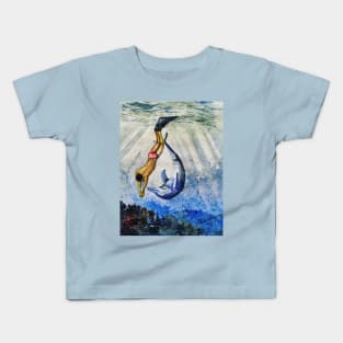 The swimmers Kids T-Shirt